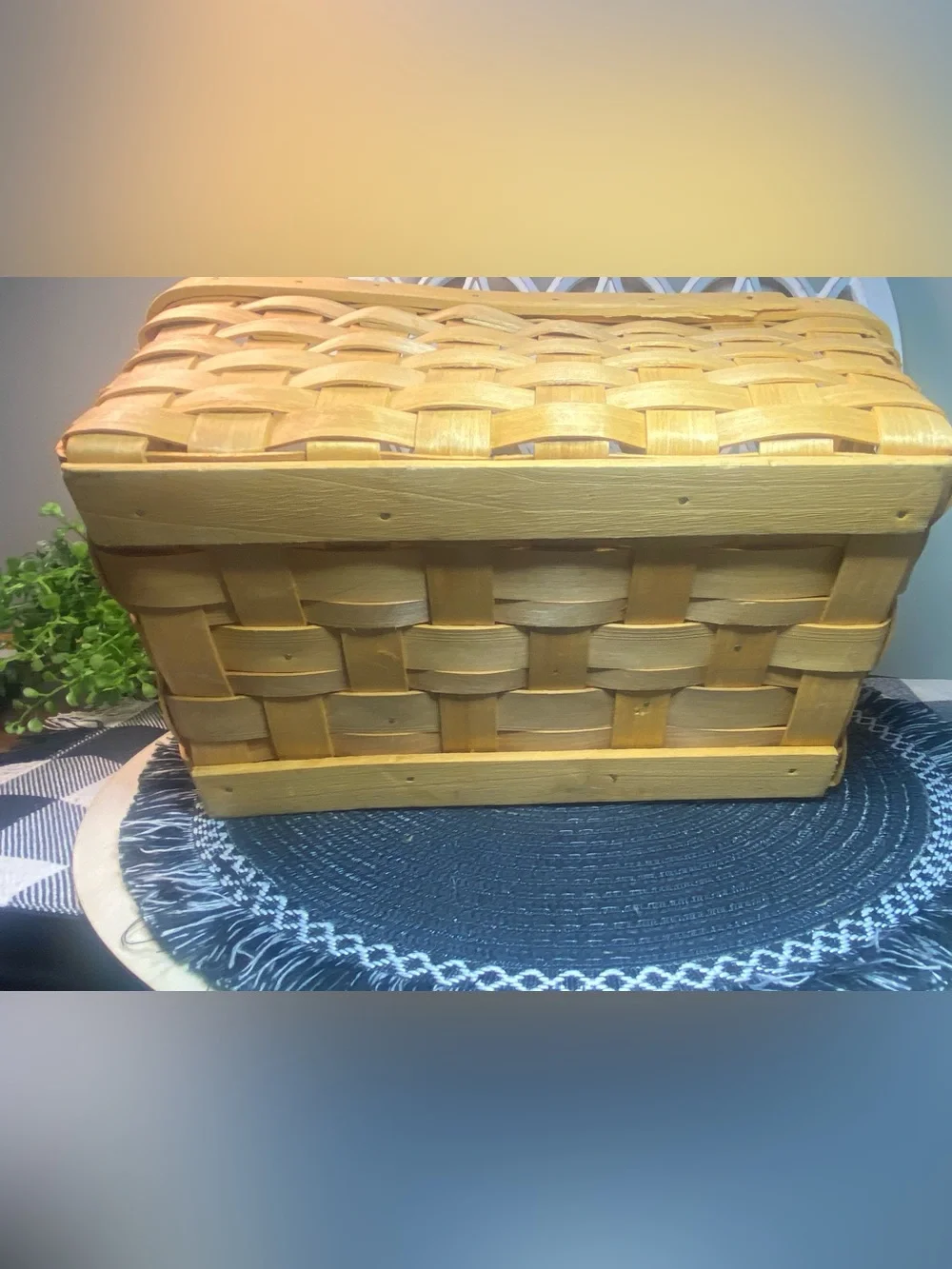 Unbranded Divided Compartments Basket - Perfect for Holding Flatware & Napkins